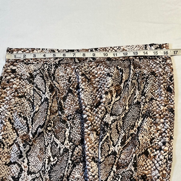 Snakeskin Print Palazzo Pants Luna Allegra Women's Medium Made In Italy Resort - Picture 4 of 8